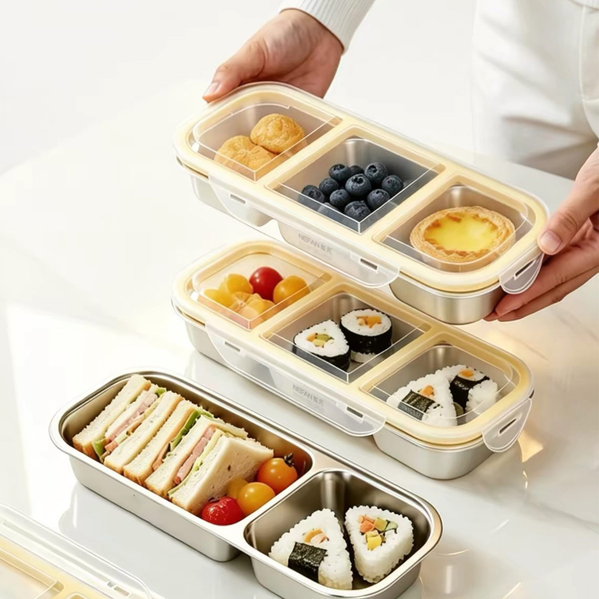 Food Storage System - Stainless Steel Food Storage Box with