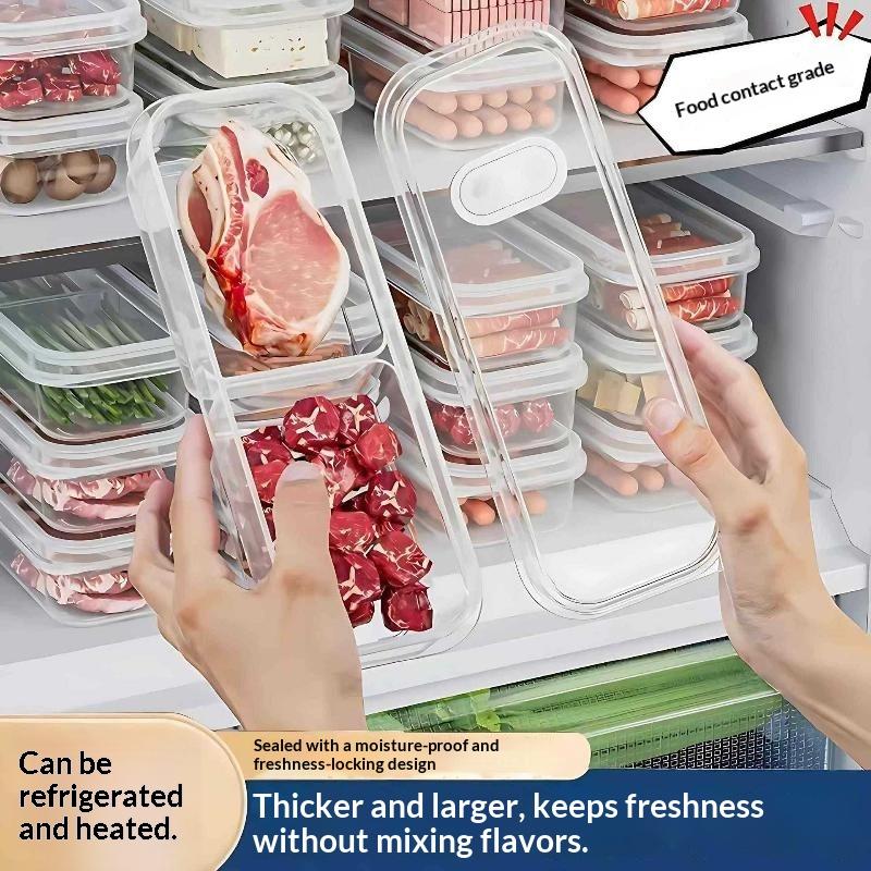 Food Storage Organization - Stackable Refrigerator Freezer Organizer 1 Pack