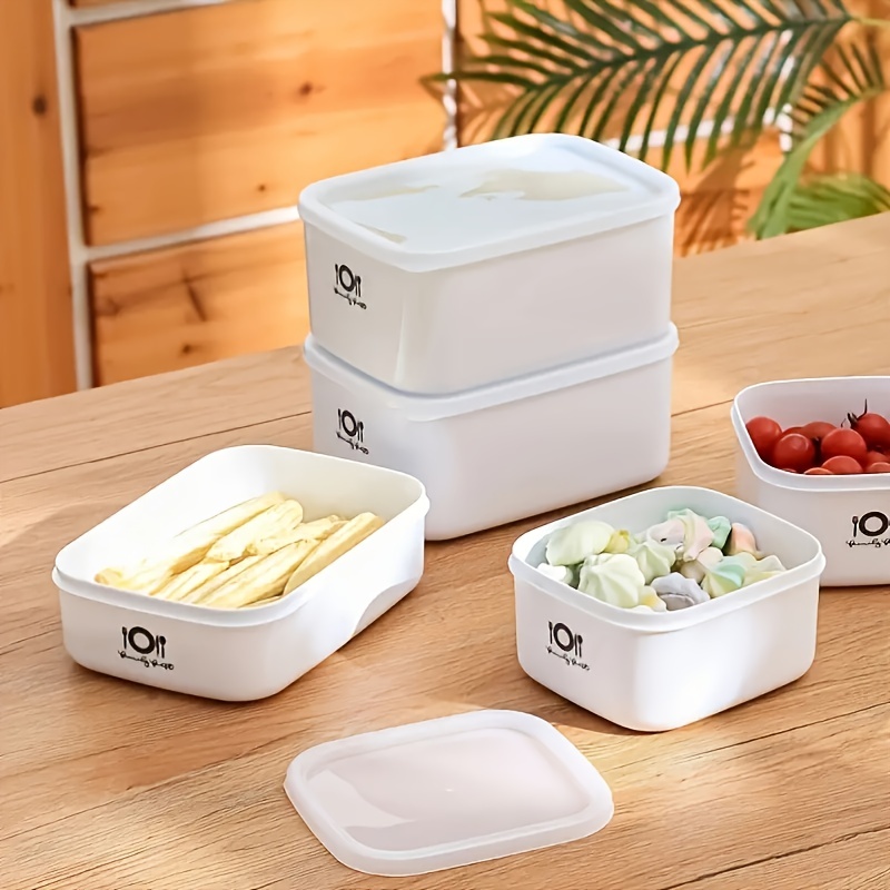 Food Storage Refrigerator - Food Grade Rectangular Plastic Lunch Bento