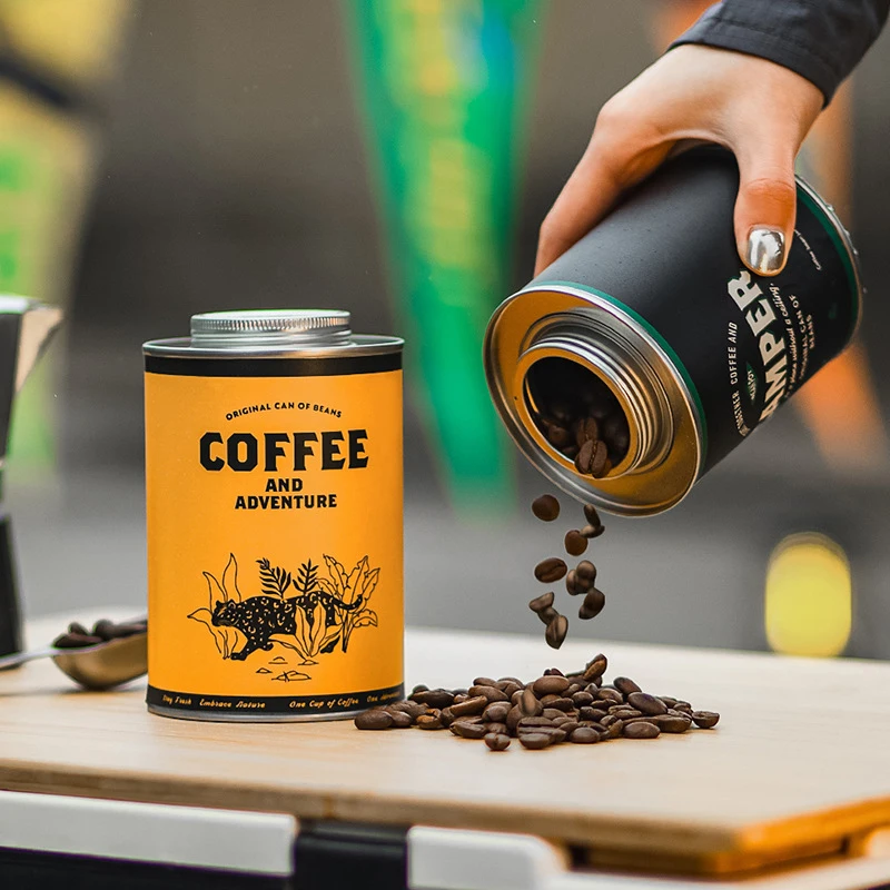 Food Storage System - 1pc Coffee Bean Sealed Storage Can