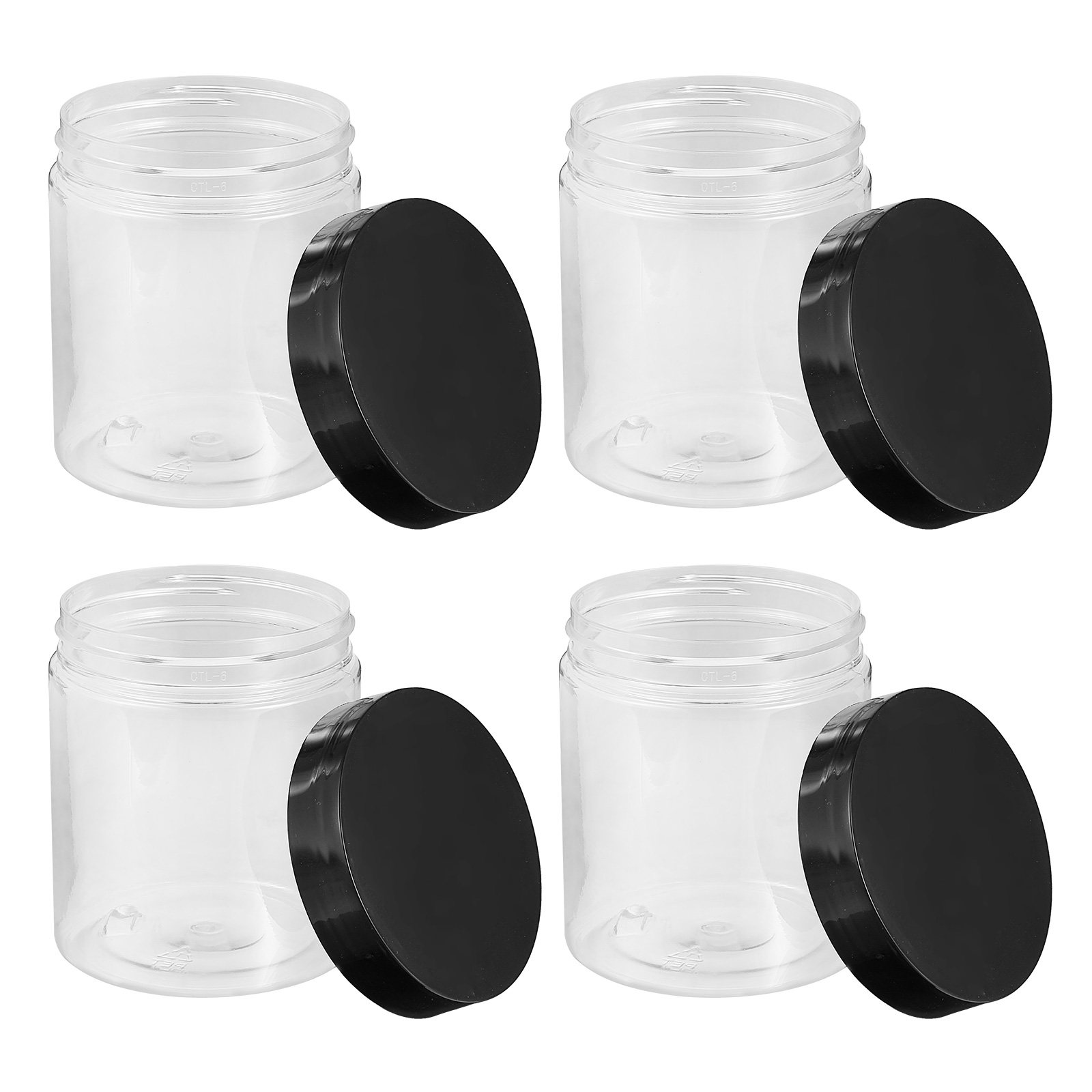 Food Storage And Container - 12Pcs Clear Plastic Storage Jars Sealed
