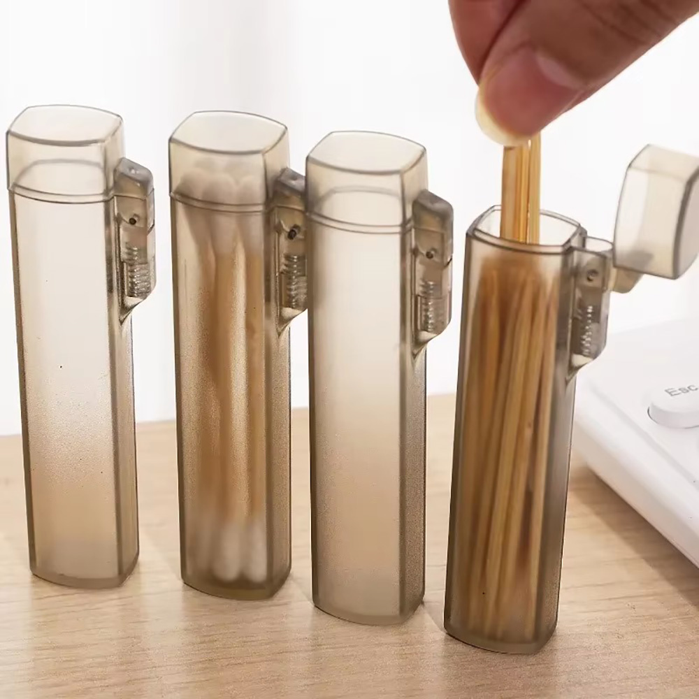 Food Storage Restaurant - Portable Toothpick Case 1/2pcs Plastic Kitchen