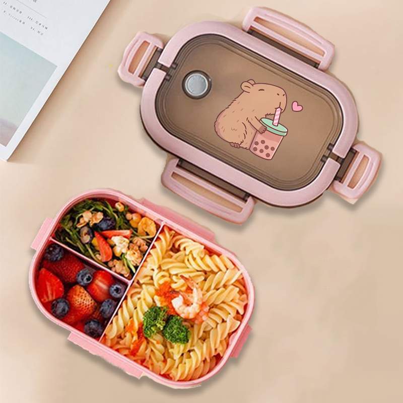 Food Storage For - Capybara Bento Lunch Box Anime Animals