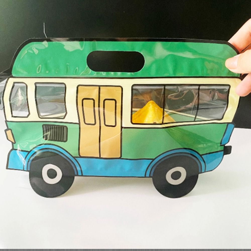 10PCS Creative Cartoon Car Bak - Food Storage Zipper Bags 评论和价格