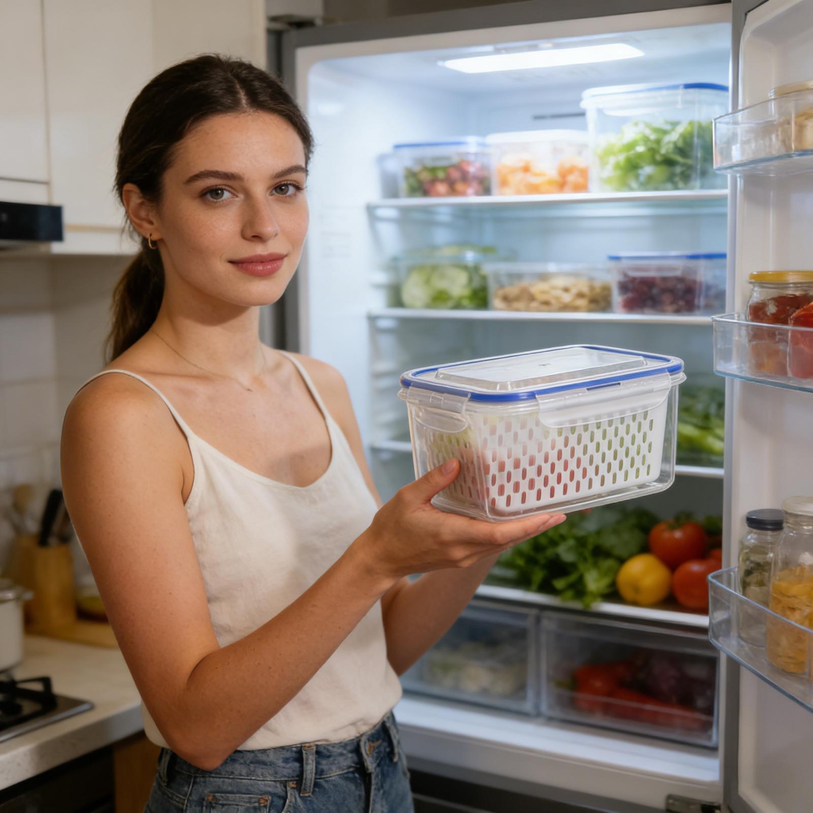 4 In 1 Food Storage Container  - Food Storage Refrigerator 评论和价格