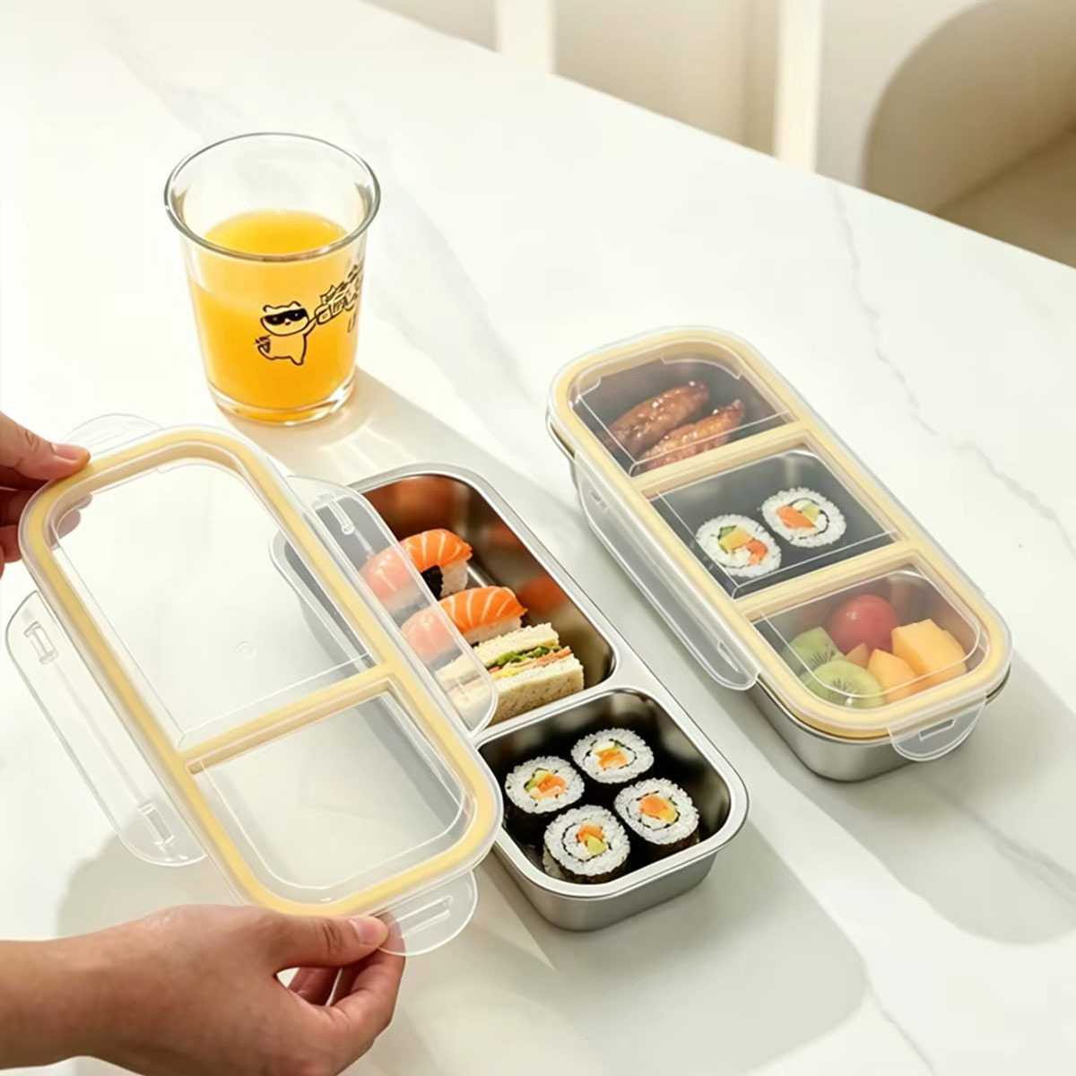 Stainless Steel Food Storage B - Food Storage System 评论和价格
