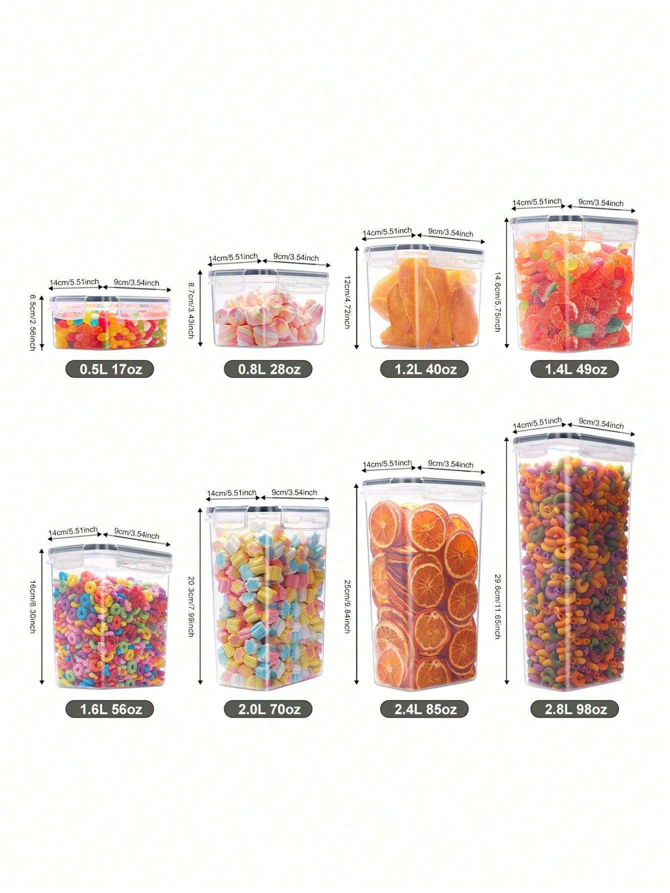 48pcs Airtight Food Storage Co - Food Storage Organization 评论和价格