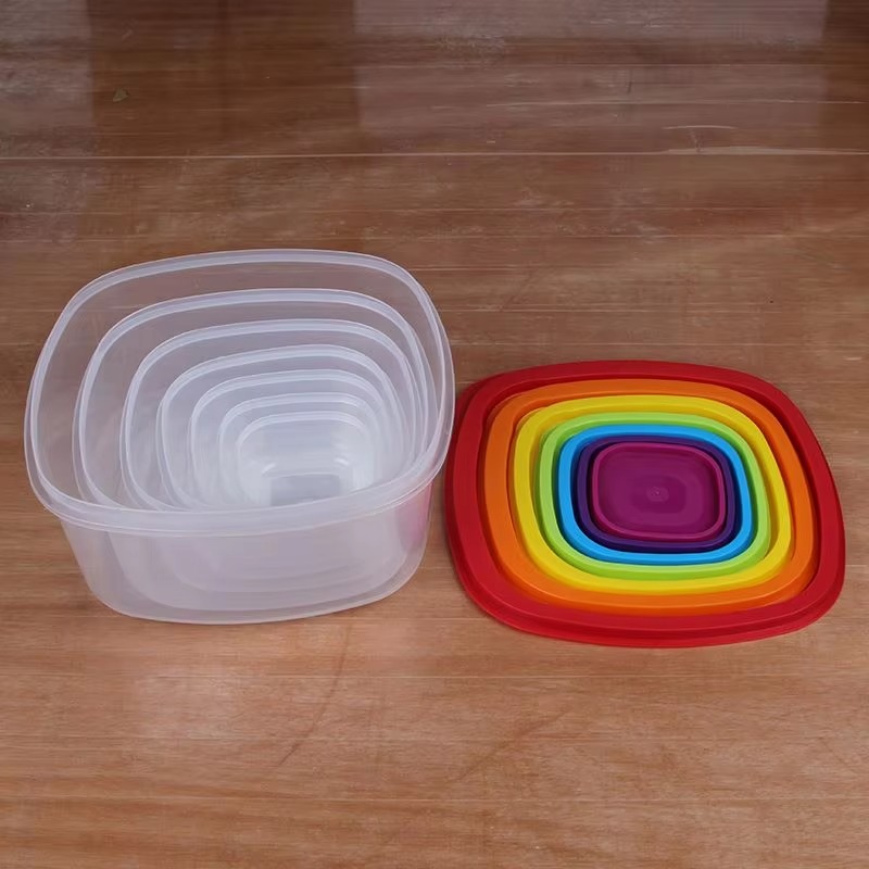 Rainbow 7pcs Food Container Pl - Food Storage And Container 评论和价格