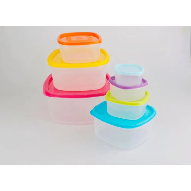 Rainbow 7pcs Food Container Pl - Food Storage And Container 评论和价格