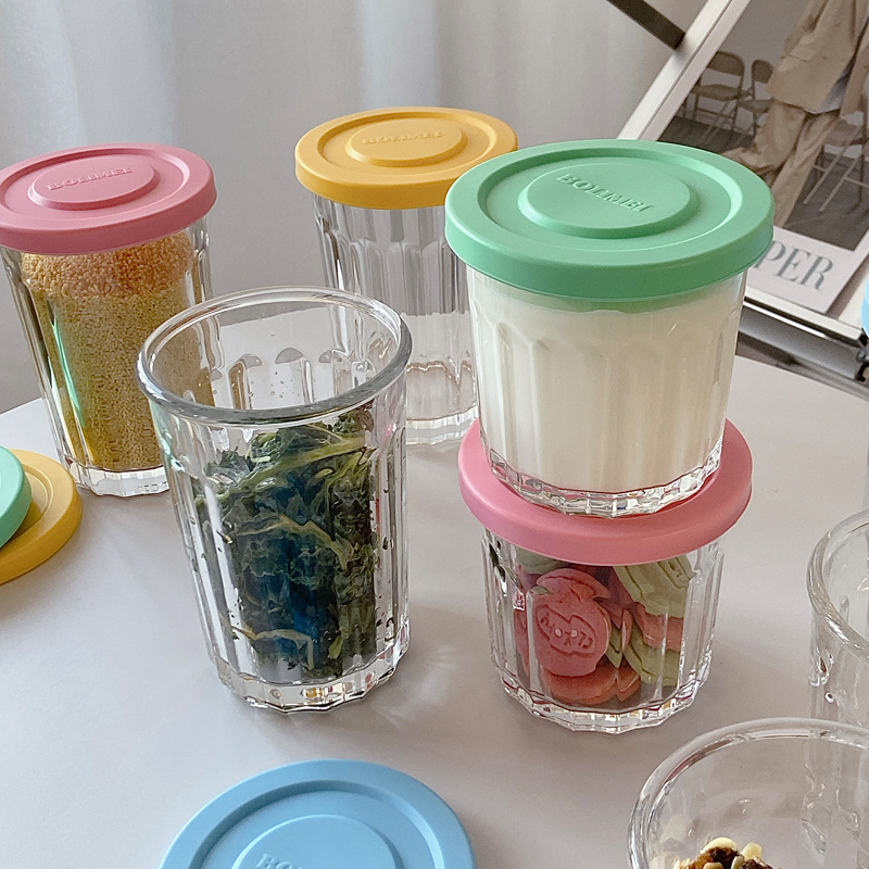 Color Cover Glass Sealed Tank  - Food Storage Jar Glass 评论和价格