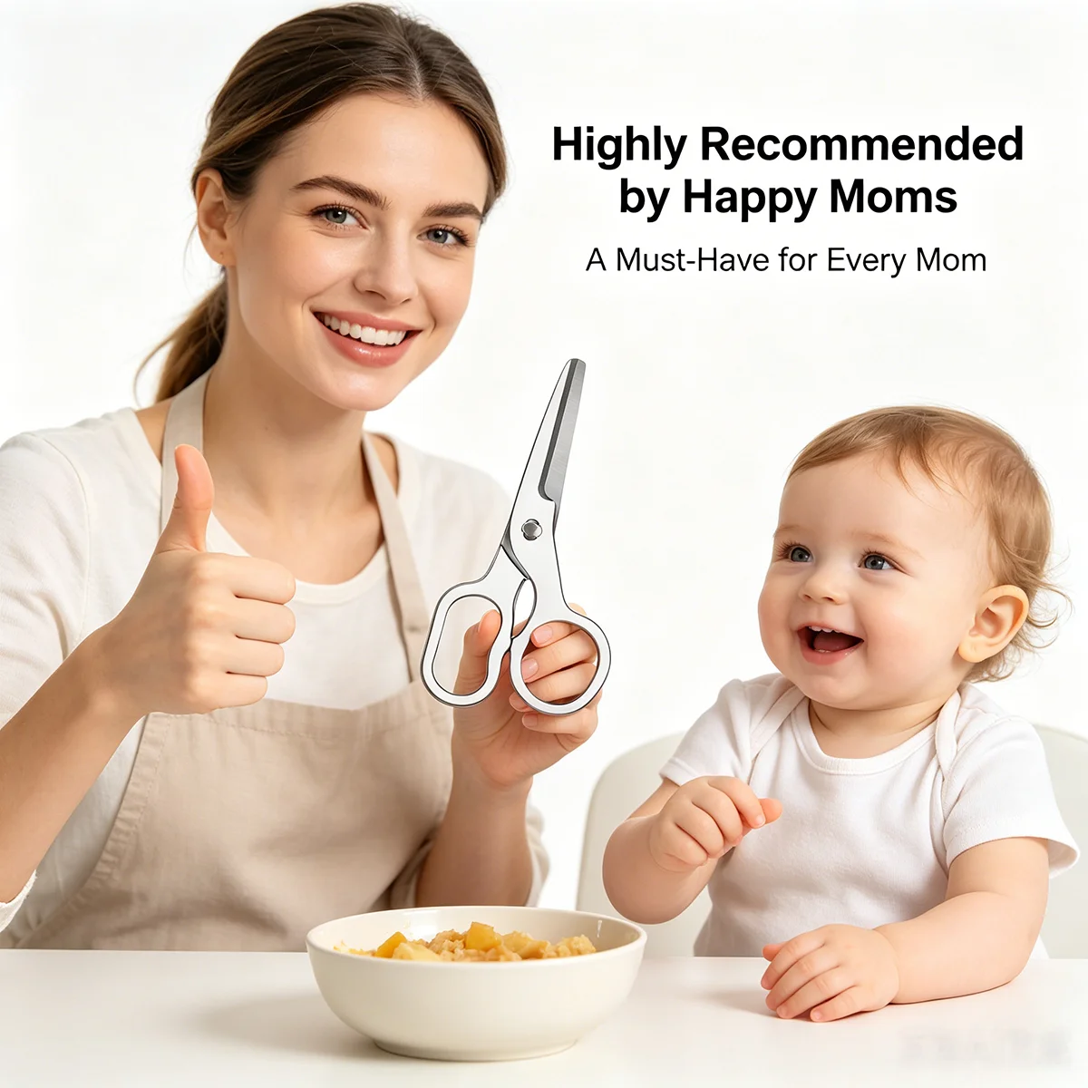 Baby Food Scissors Detachable  - Food Storage And Safety 评论和价格