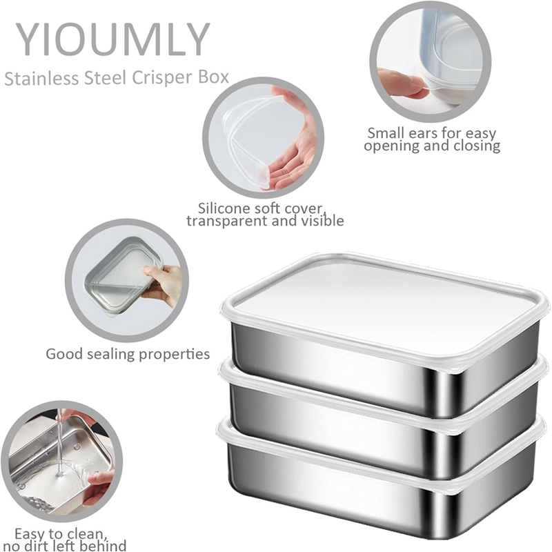 Stainless Steel Containers for - Food Storage For 评论和价格