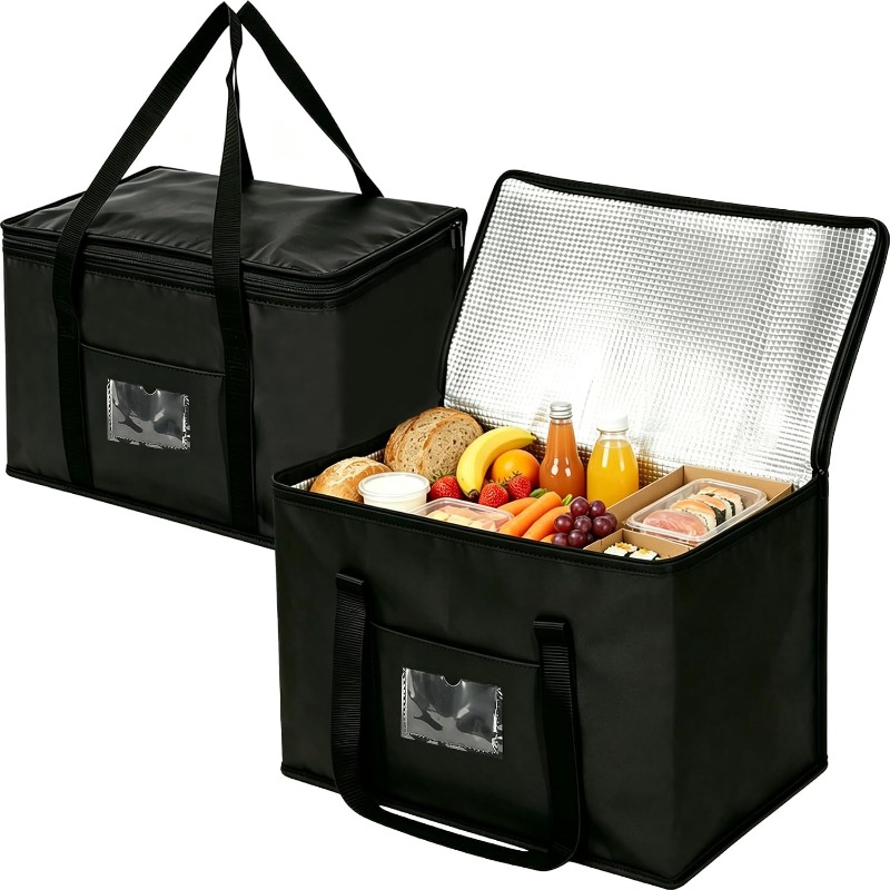 1pc Large Insulated Picnic Coo - Food Storage Zipper Bags 评论和价格