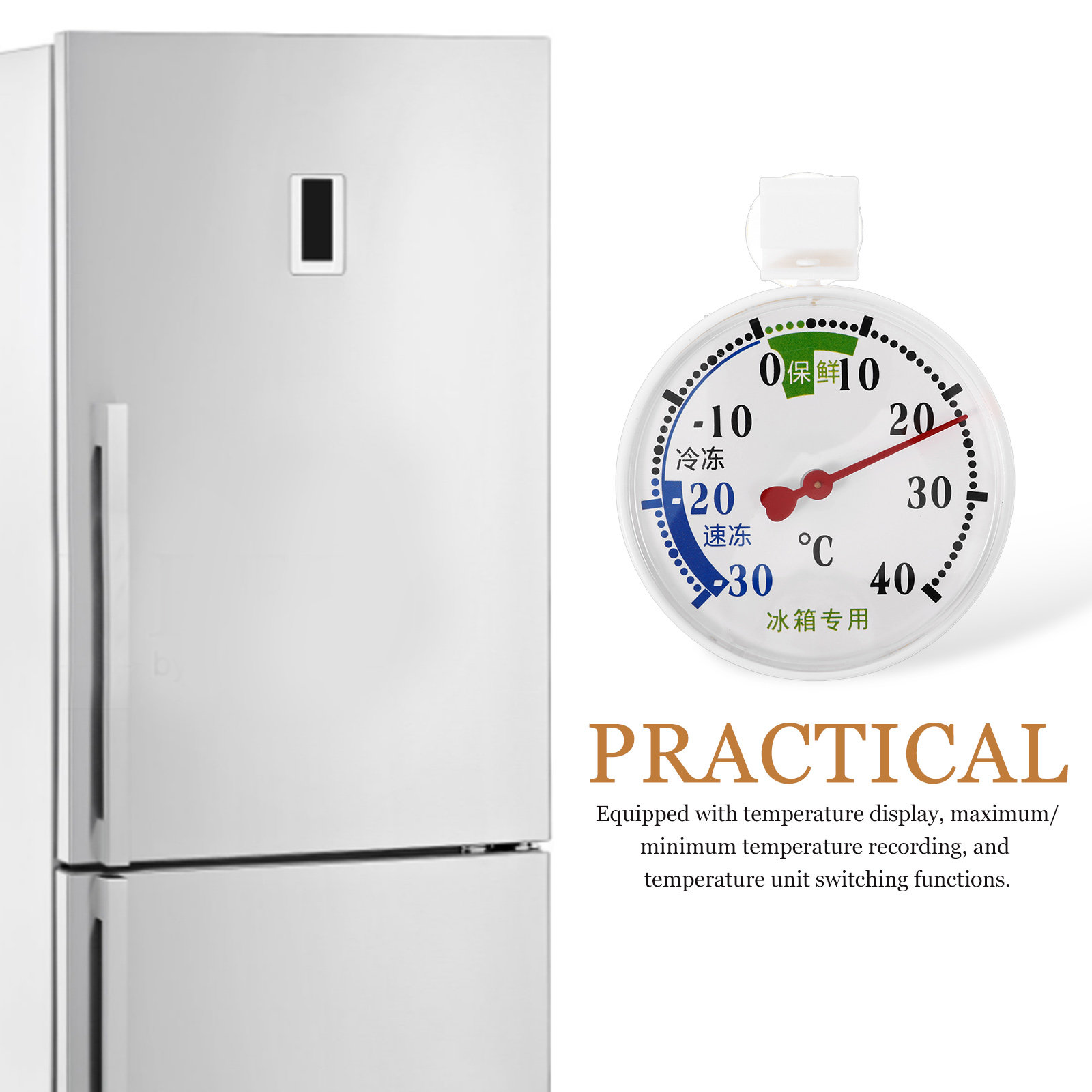 Thermometer for Refrigerator F - Food Storage Refrigerator 评论和价格