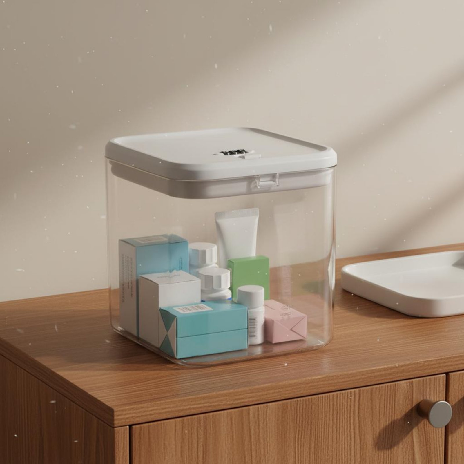 Clear Lockable Box Versatile L - Food Storage For 评论和价格