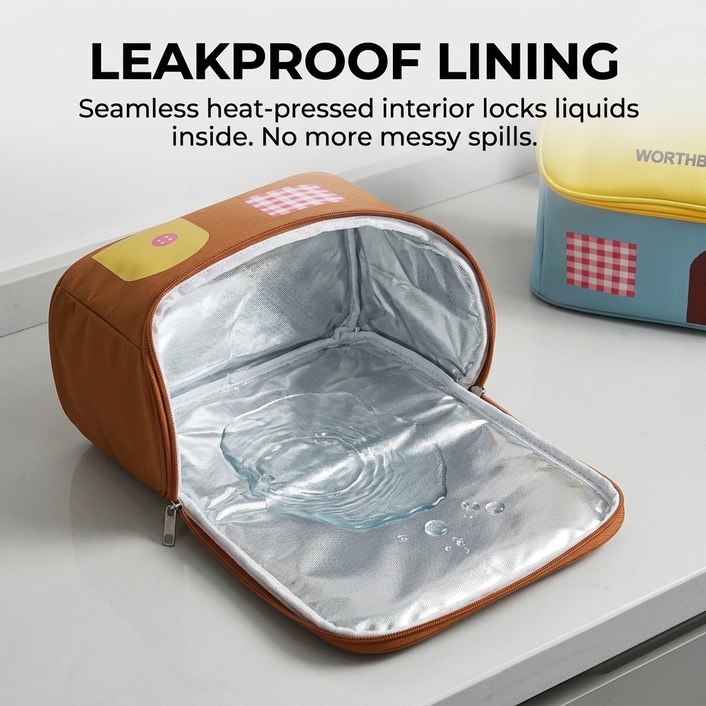 Oxford Thermal Lunch Bag with  - Food Storage Zipper Bags 评论和价格