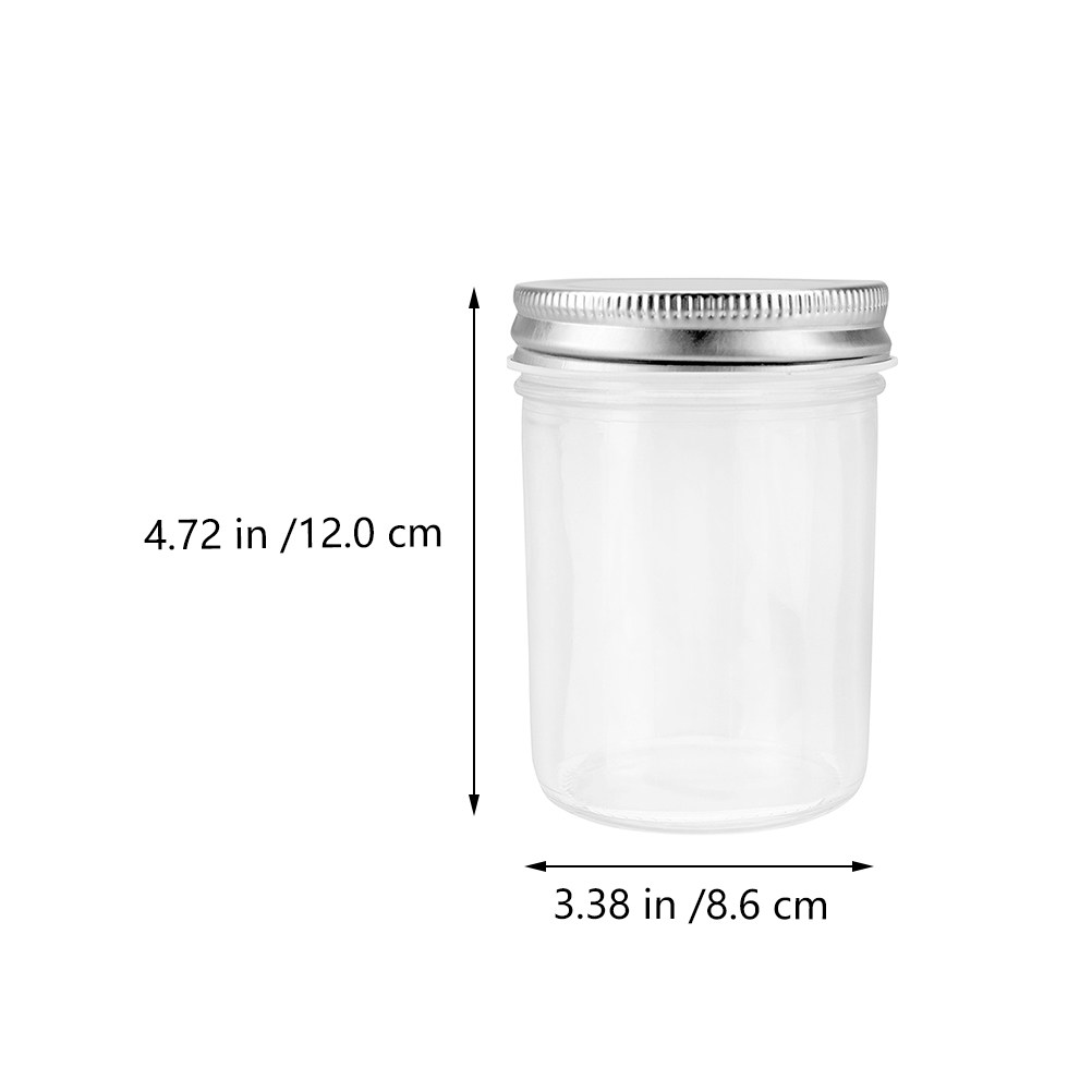 4Pcs Jam Canning Jars Glass Se - Food Storage Jar Glass 评论和价格