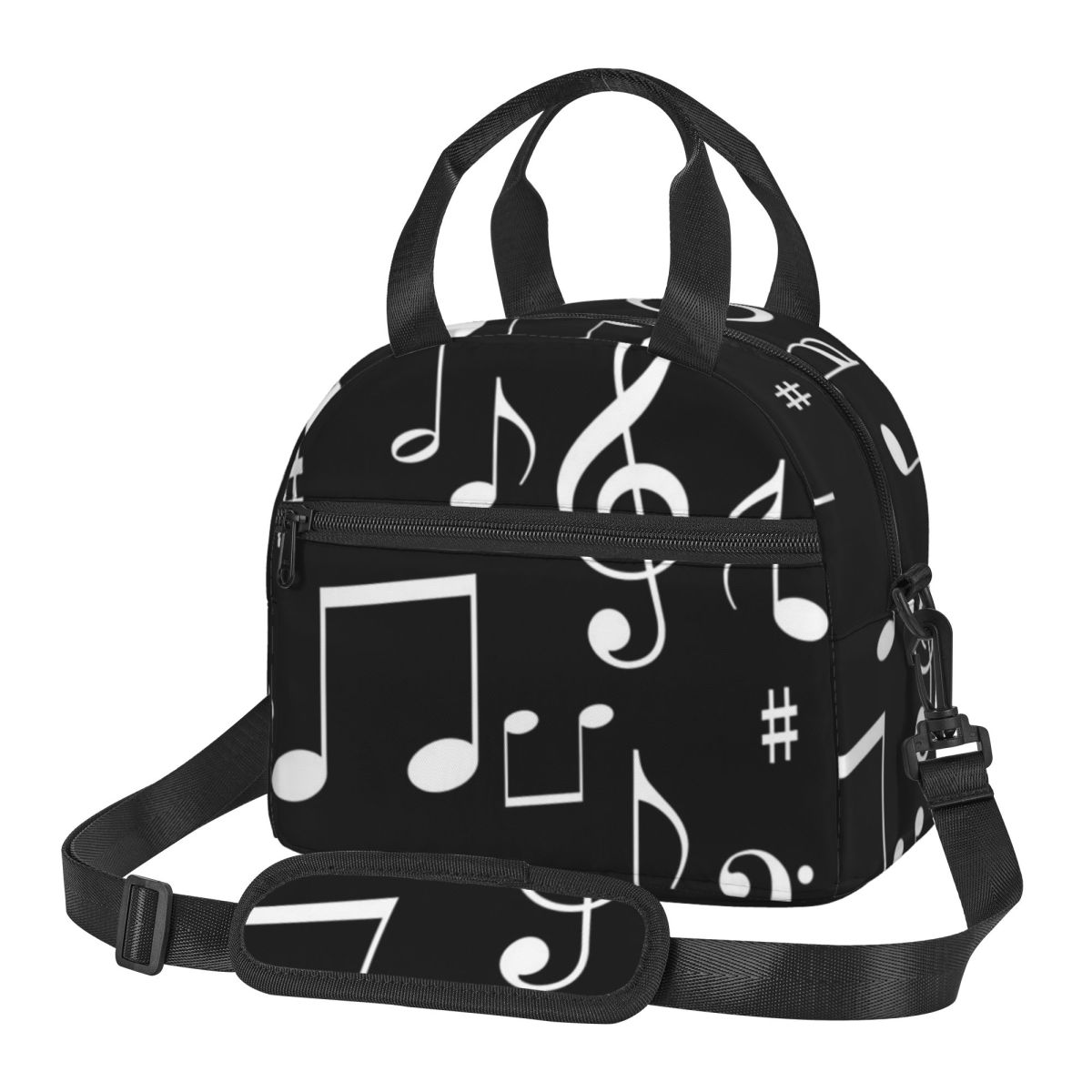 Music Notes Insulated Lunch Ba - Food Storage Notes 评论和价格
