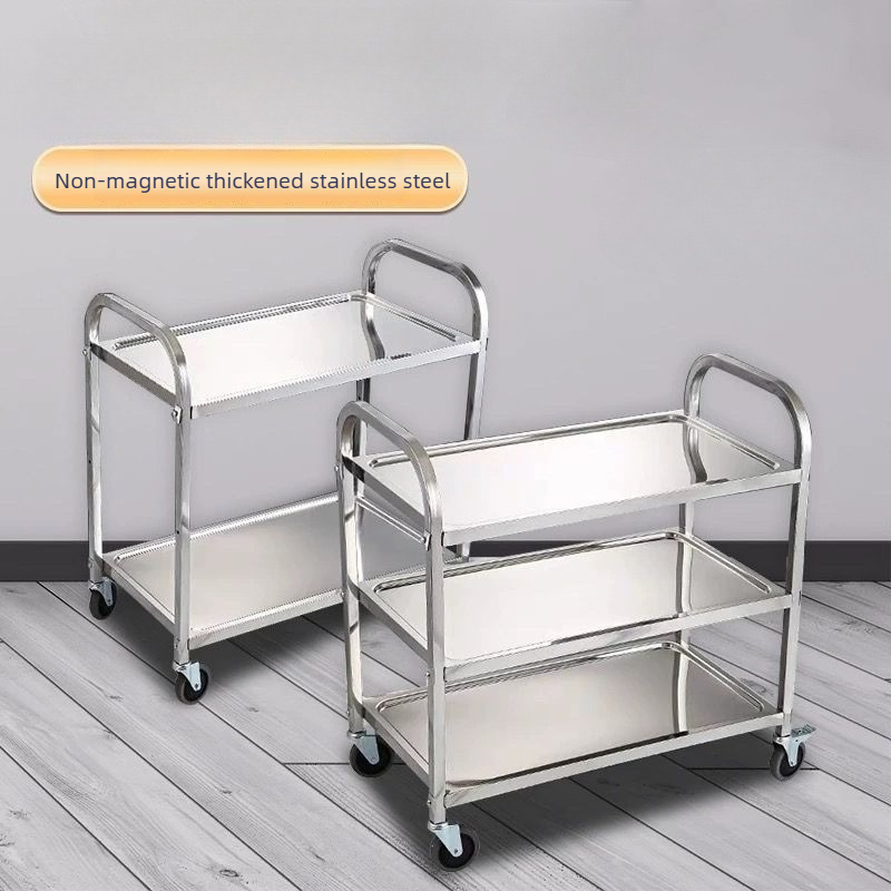 Stainless Steel Trolley Heavy  - Food Storage Restaurant 评论和价格