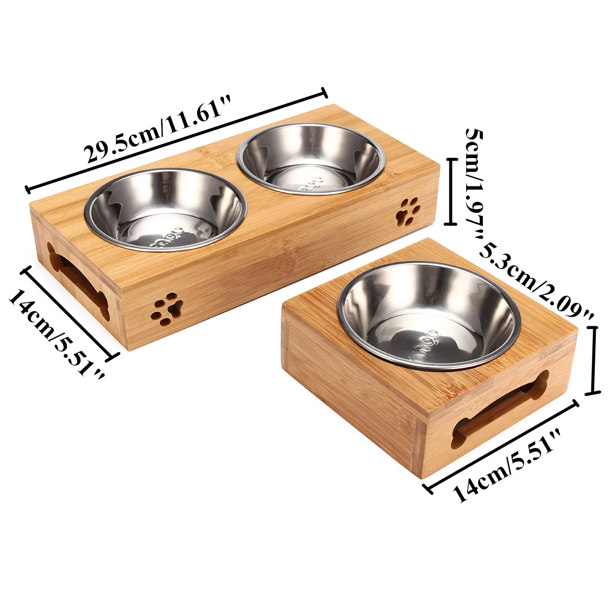 Pet Cat Bowl Bear Bamboo Plate - Food Storage And Safety 评论和价格