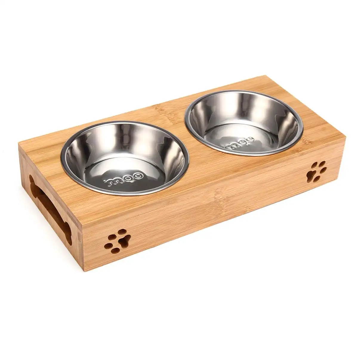 Pet Cat Bowl Bear Bamboo Plate - Food Storage And Safety 评论和价格