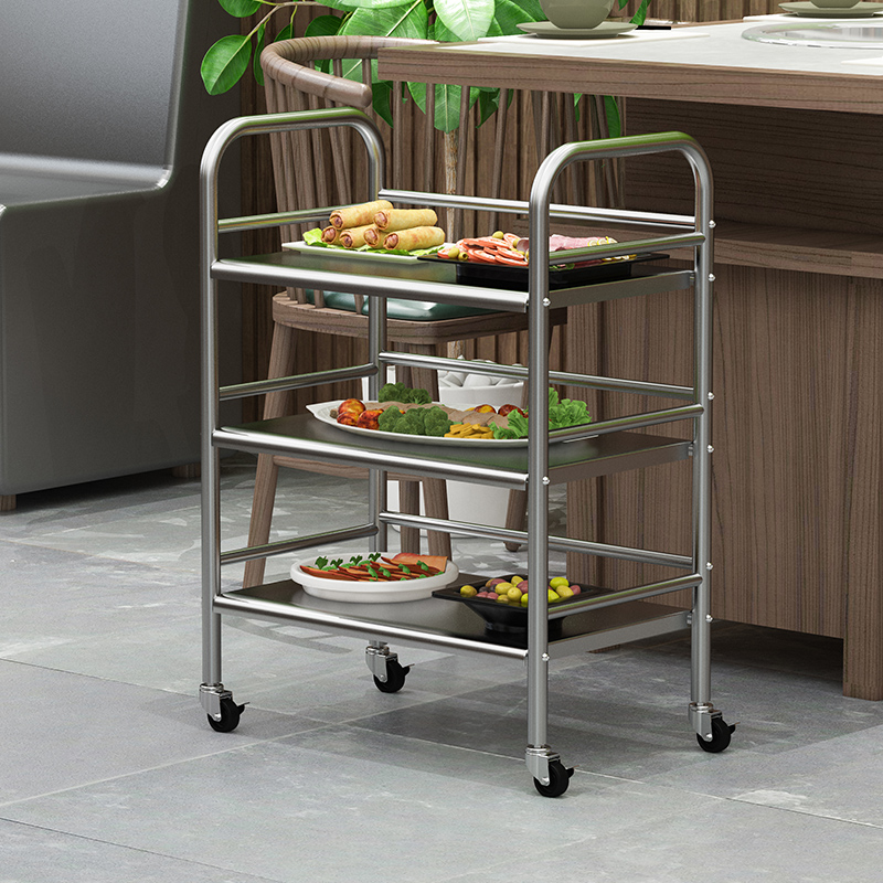 Stainless Steel Utility Cart K - Food Storage Restaurant 评论和价格