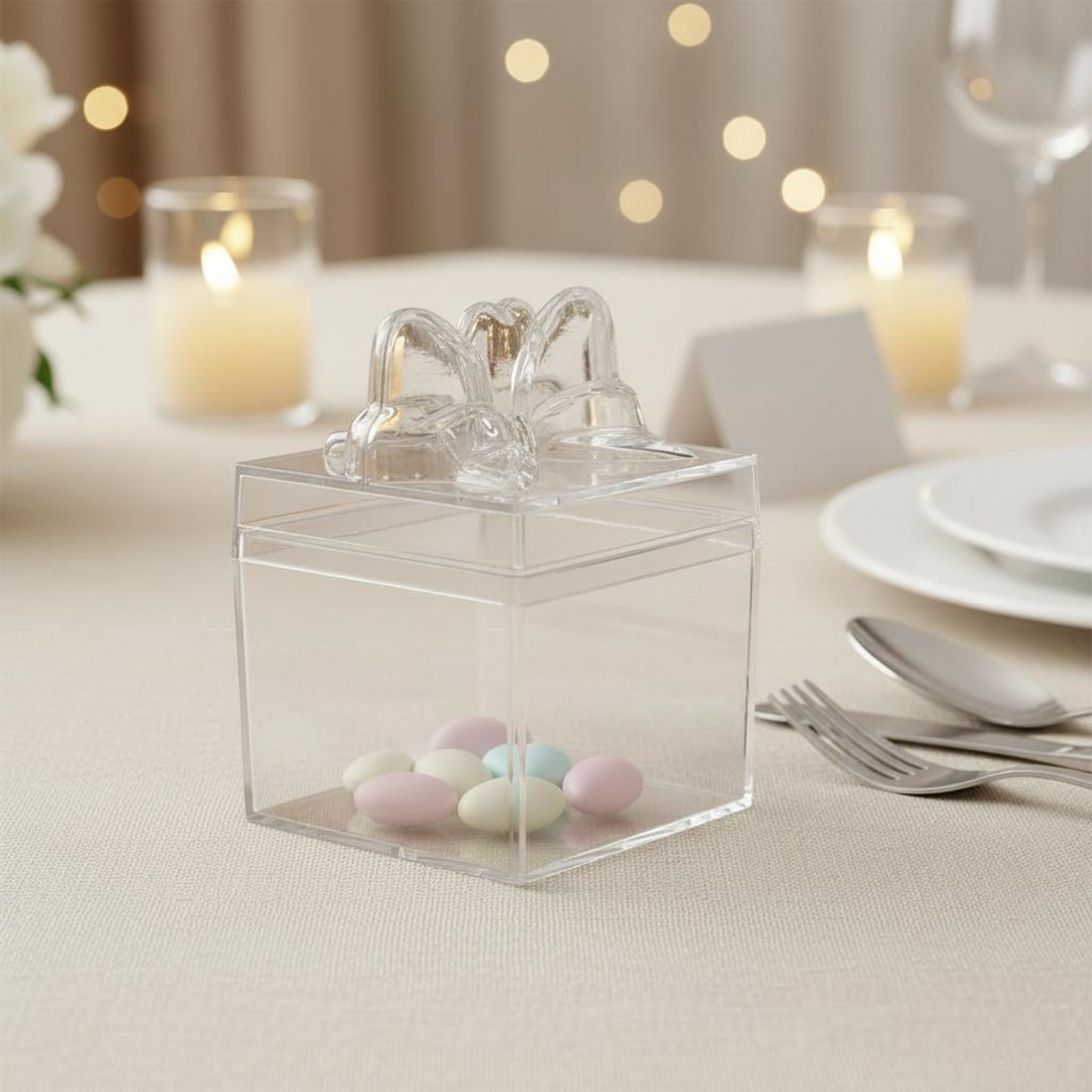 Clear Plastic Candy Box with R - Food Storage For 评论和价格