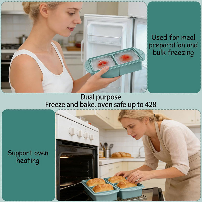2/4 Cup Large Ice Cube Tray Si - Xl Food Storage Containers With Lids 评论和价格