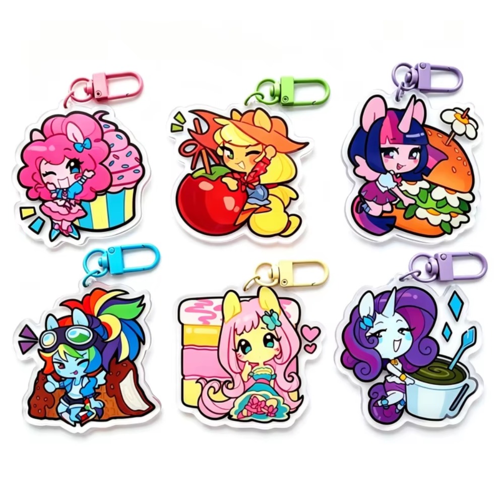 Acrylic Keychain - Applejack,  - Food Storage For 评论和价格