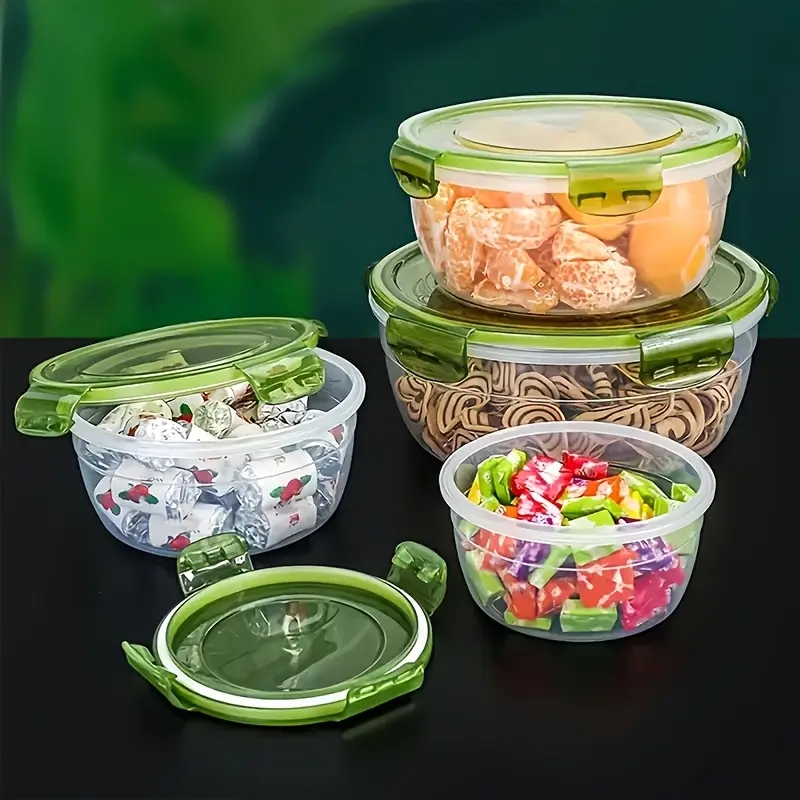 4 Plastic Food Storage Contain - Food Storage System 评论和价格