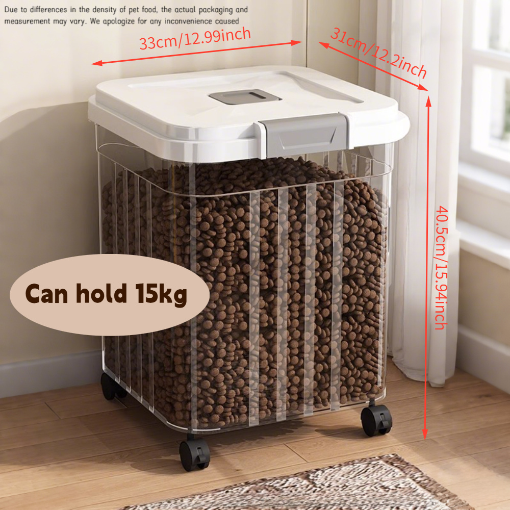 1 X 15kg Large-Capacity Pet Fo - Food Storage And Safety 评论和价格