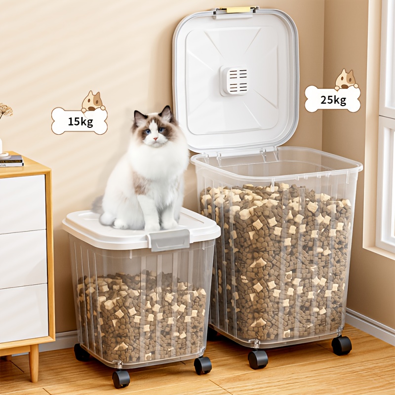 1 X 15kg Large-Capacity Pet Fo - Food Storage And Safety 评论和价格