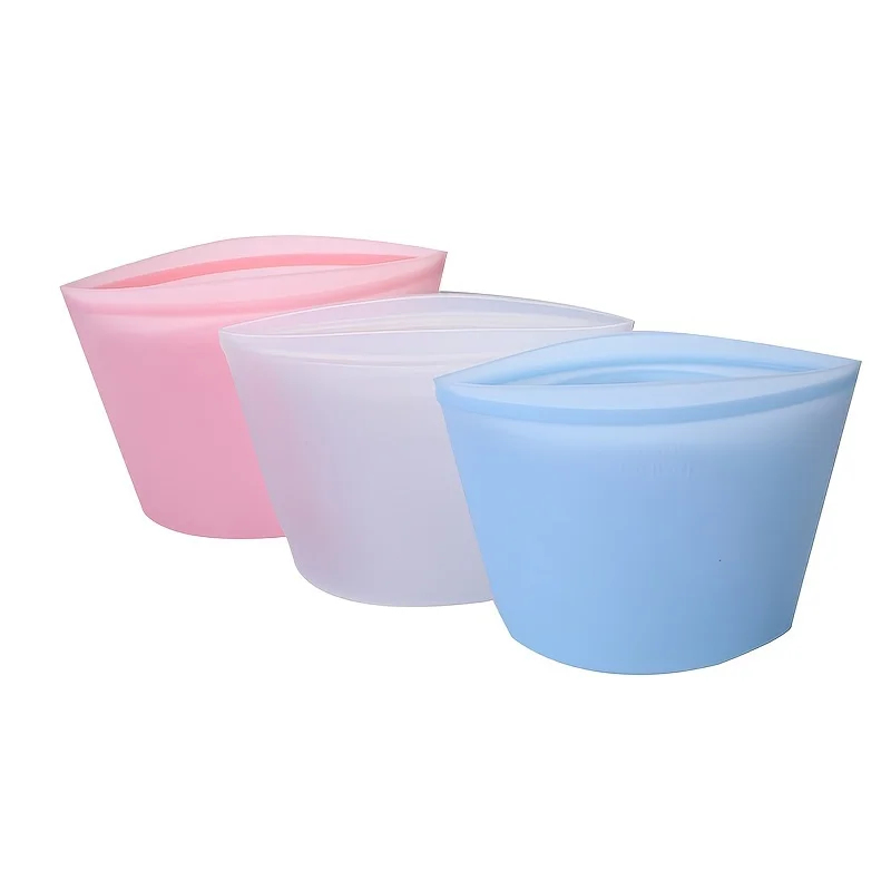 Reusable Silicone Storage Bags - Food Storage Zipper Bags 评论和价格
