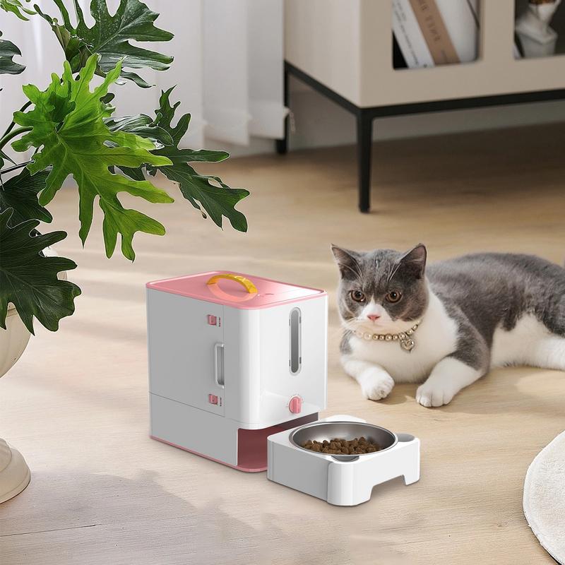 Pet Feeder Box Feeding Bowl Ca - Food Storage And Safety 评论和价格