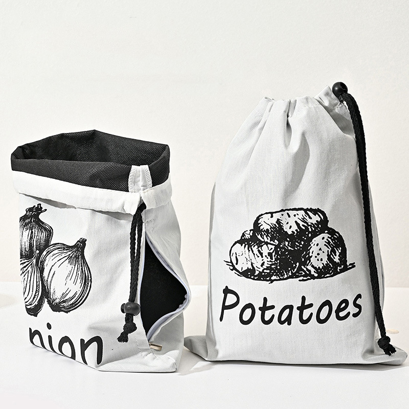 Potato Onion Garlic Pattern St - Food Storage Zipper Bags 评论和价格