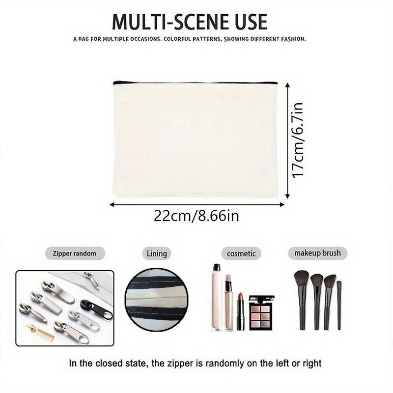 1PC Fun Travel Makeup Bag Mult - Food Storage Zipper Bags 评论和价格