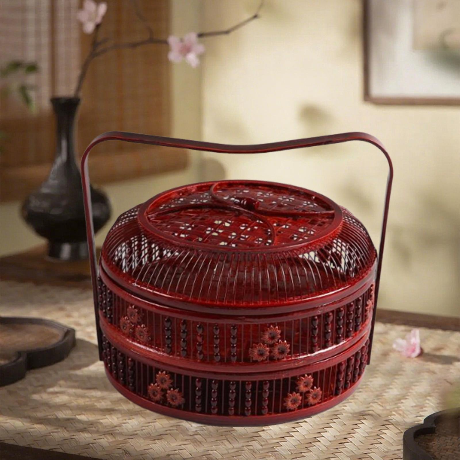 Bamboo Egg Basket Organizer Mu - Food Storage Restaurant 评论和价格