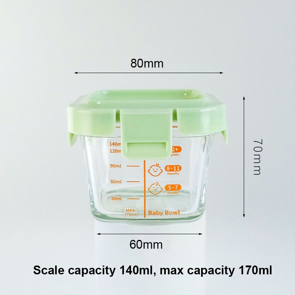 New 170ml Food Storage Box Fro - Food Storage Jar Glass 评论和价格