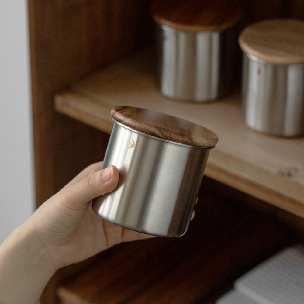 New Stainless Steel Matcha Jar - Xl Food Storage Containers With Lids 评论和价格