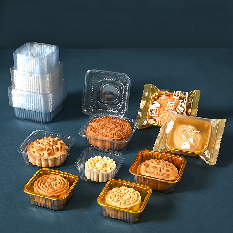 100pcs Mooncake Plastic Tray P - Food Storage Eggs 评论和价格