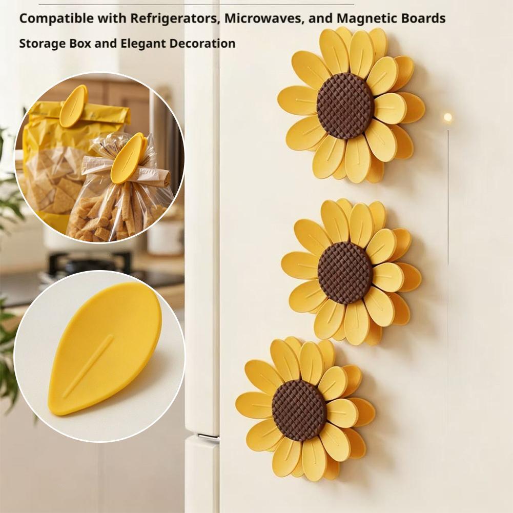 10Pcs Cute Sunflower Magnetic  - Food Storage Notes 评论和价格