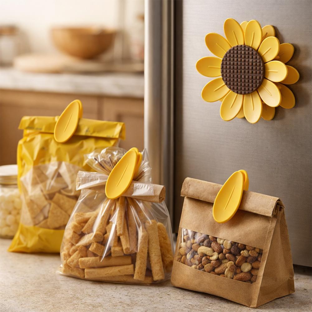 10Pcs Cute Sunflower Magnetic  - Food Storage Notes 评论和价格