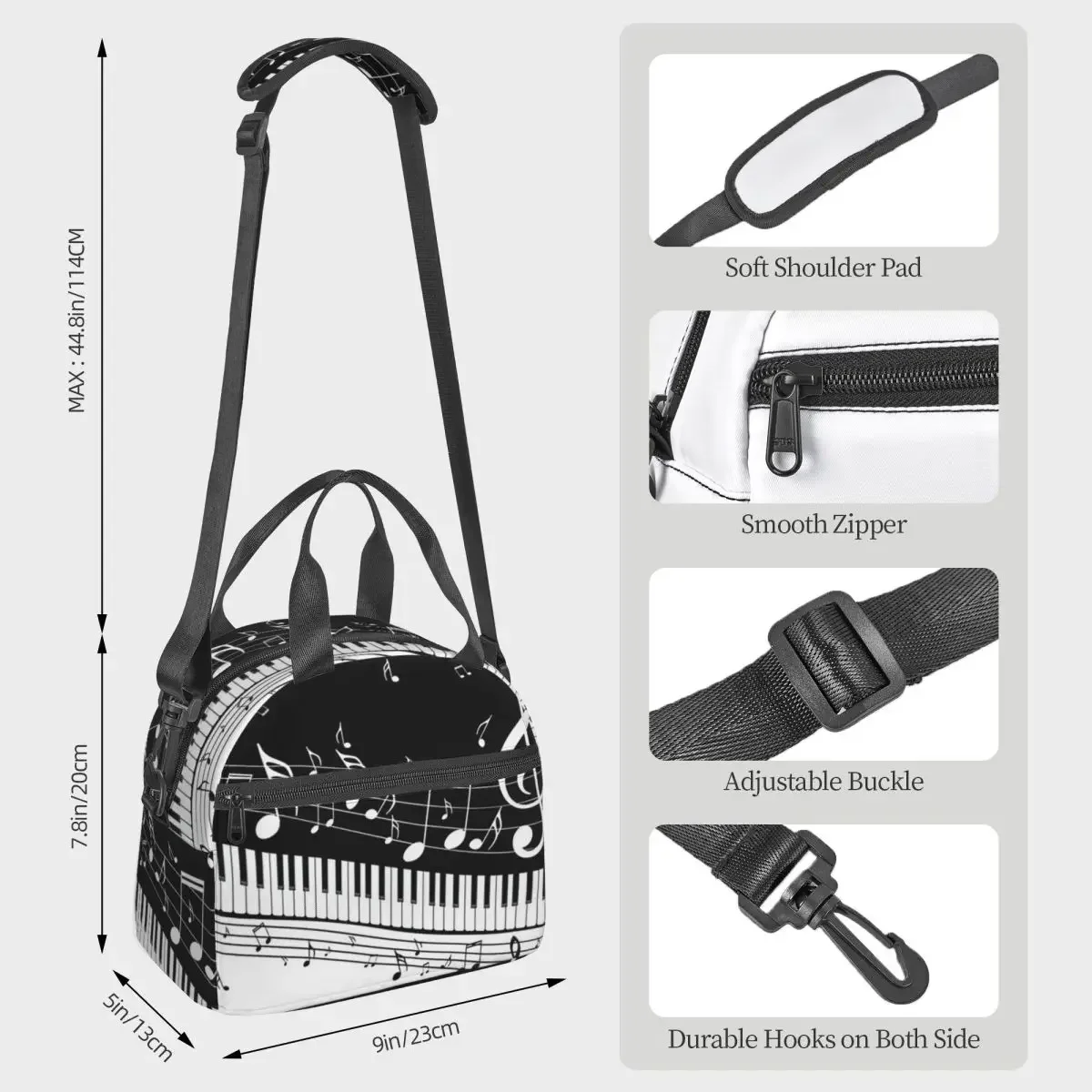 Abstract Piano Keys With Music - Food Storage Notes 评论和价格
