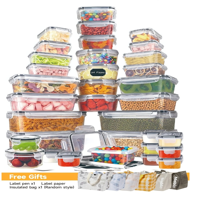 48PCS BPA-Free Food Storage Se - Food Storage Warehouse 评论和价格