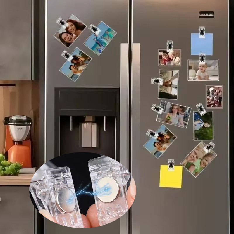 10/20Pcs Mini Magnetic Clips P - Food Storage Notes 评论和价格