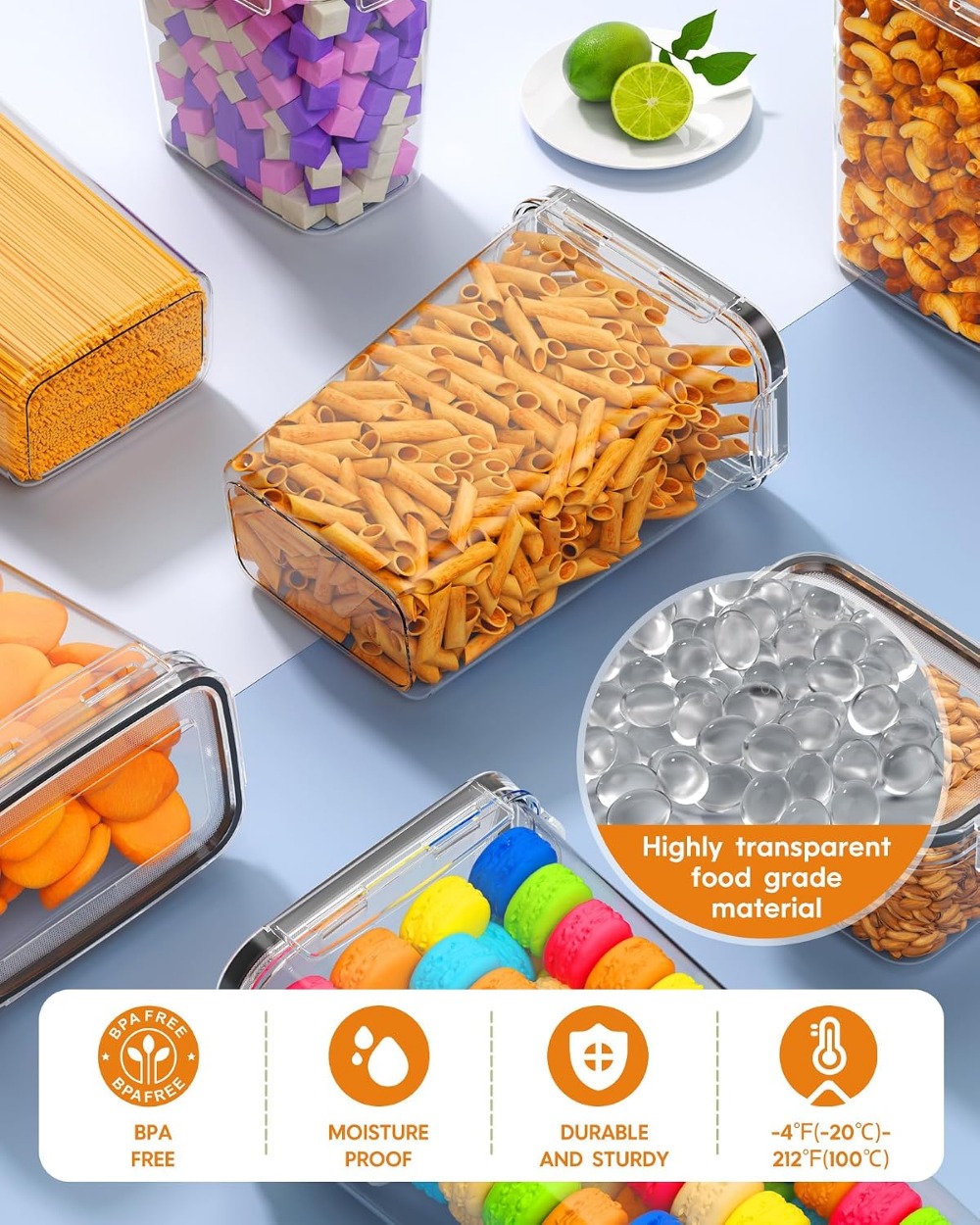 24 PCS Airtight Food Storage C - Food Storage And Container 评论和价格