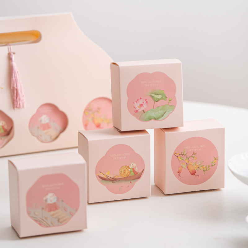 5 Sets Mooncake Packaging Box  - Food Storage Eggs 评论和价格